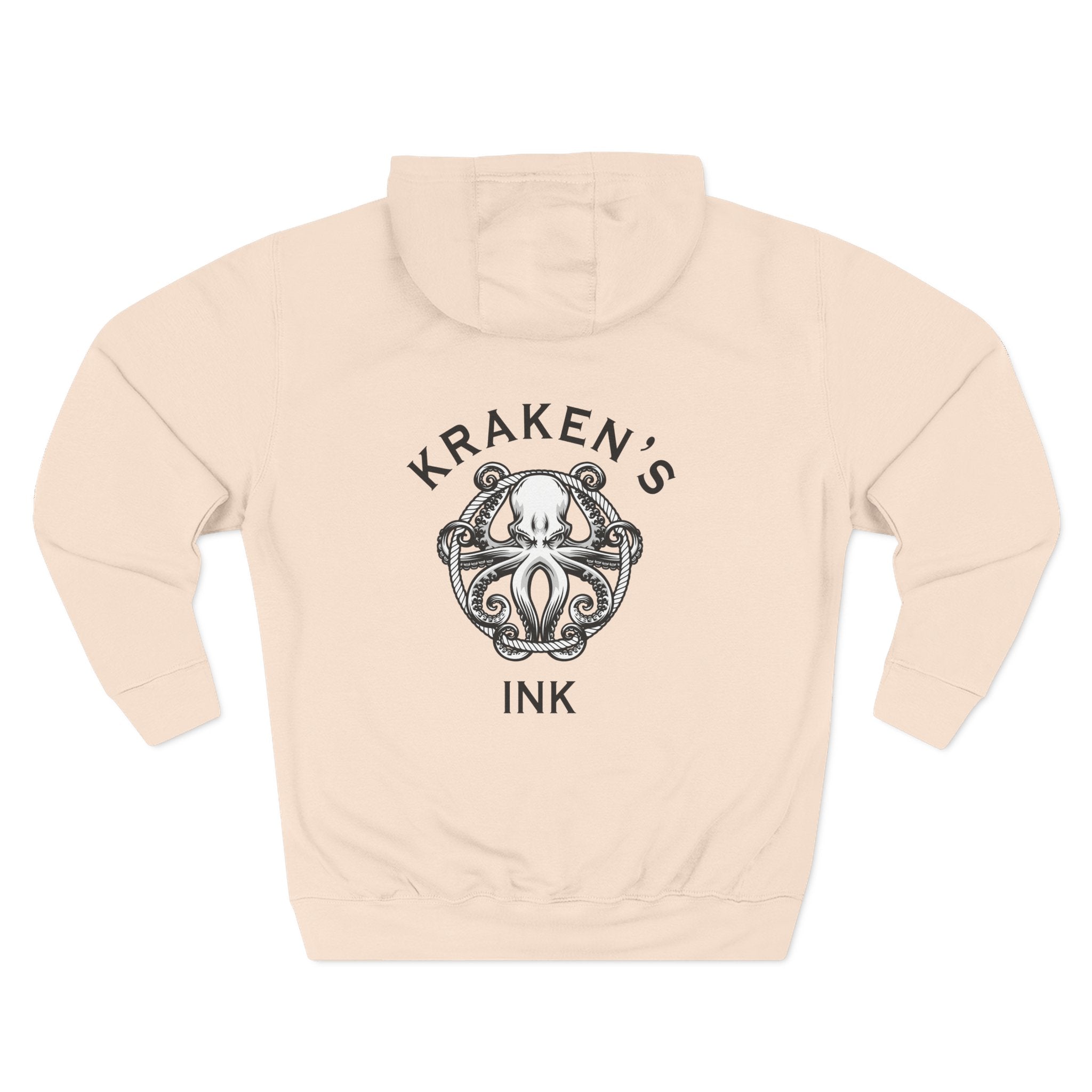 Kraken's Ink Three-Panel Fleece Hoodie