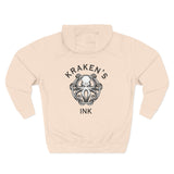Kraken's Ink Three-Panel Fleece Hoodie