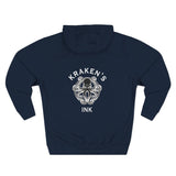 Kraken's Ink Three-Panel Fleece Hoodie