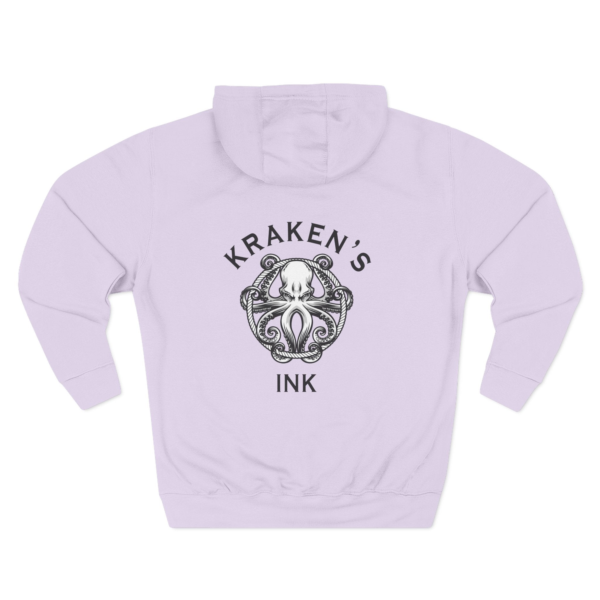 Kraken's Ink Three-Panel Fleece Hoodie