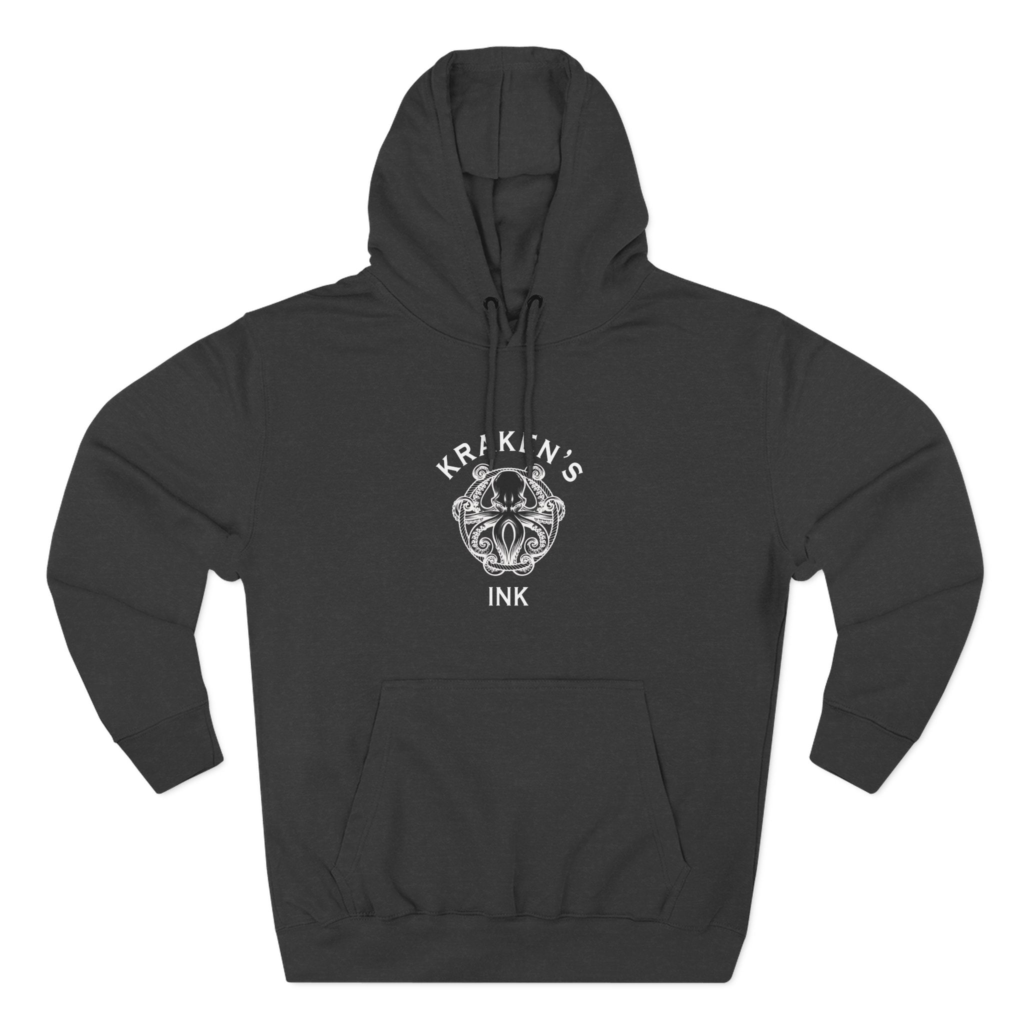 Kraken's Ink Three-Panel Fleece Hoodie