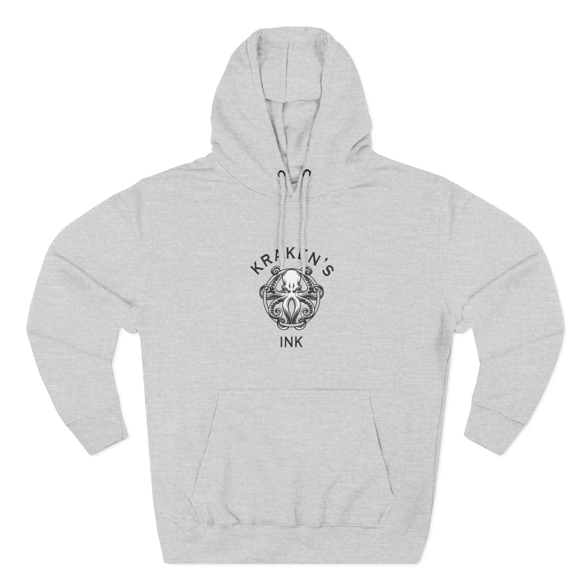 Kraken's Ink Three-Panel Fleece Hoodie