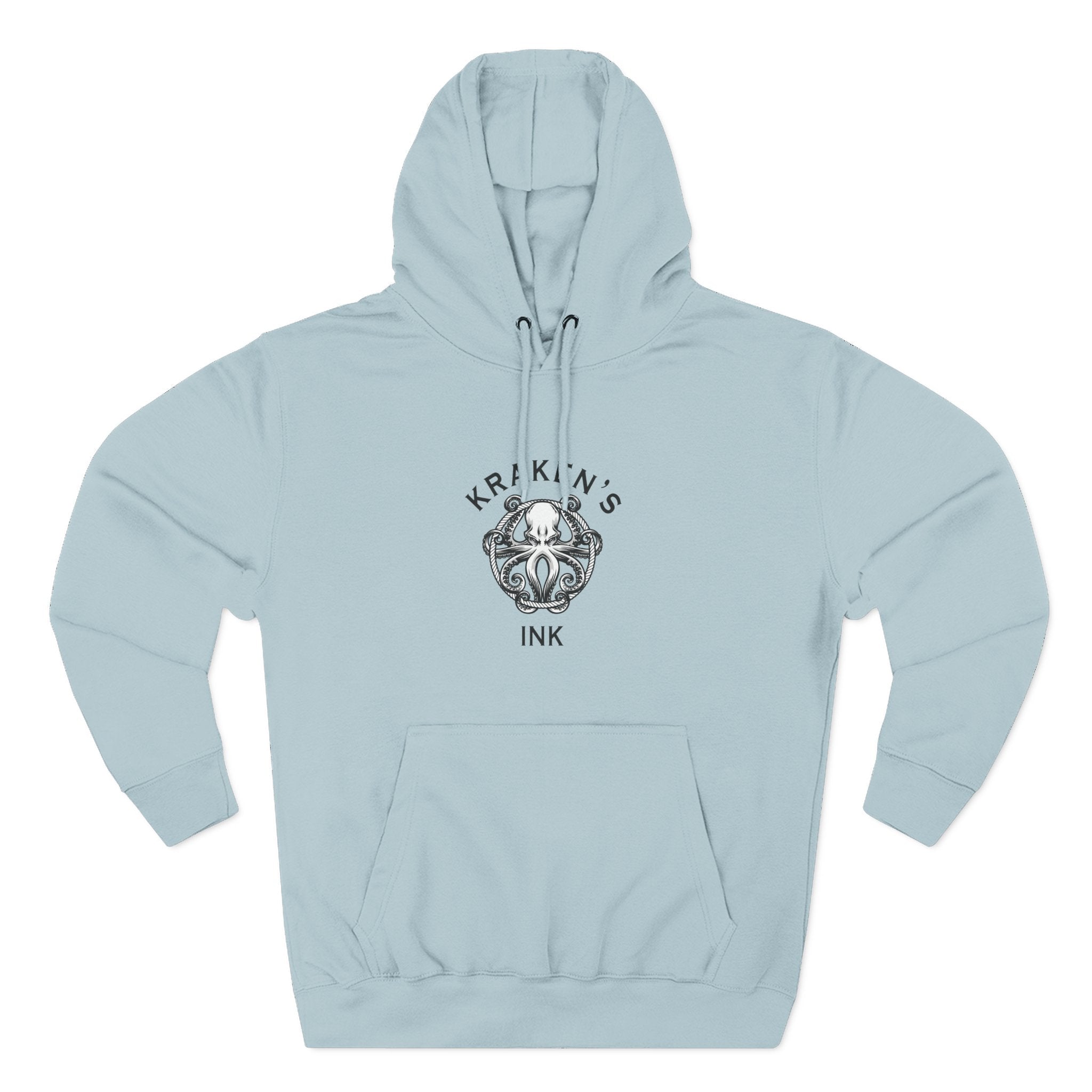 Kraken's Ink Three-Panel Fleece Hoodie