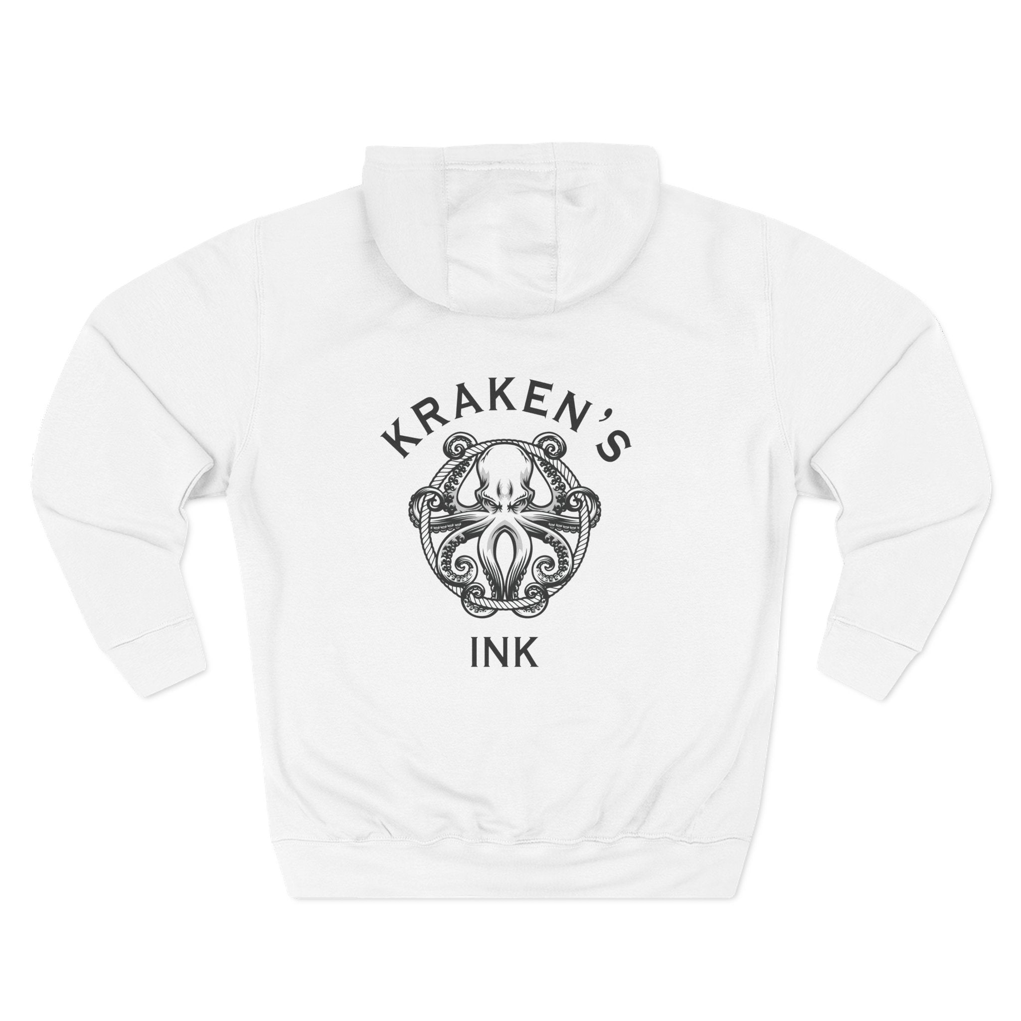 Kraken's Ink Three-Panel Fleece Hoodie