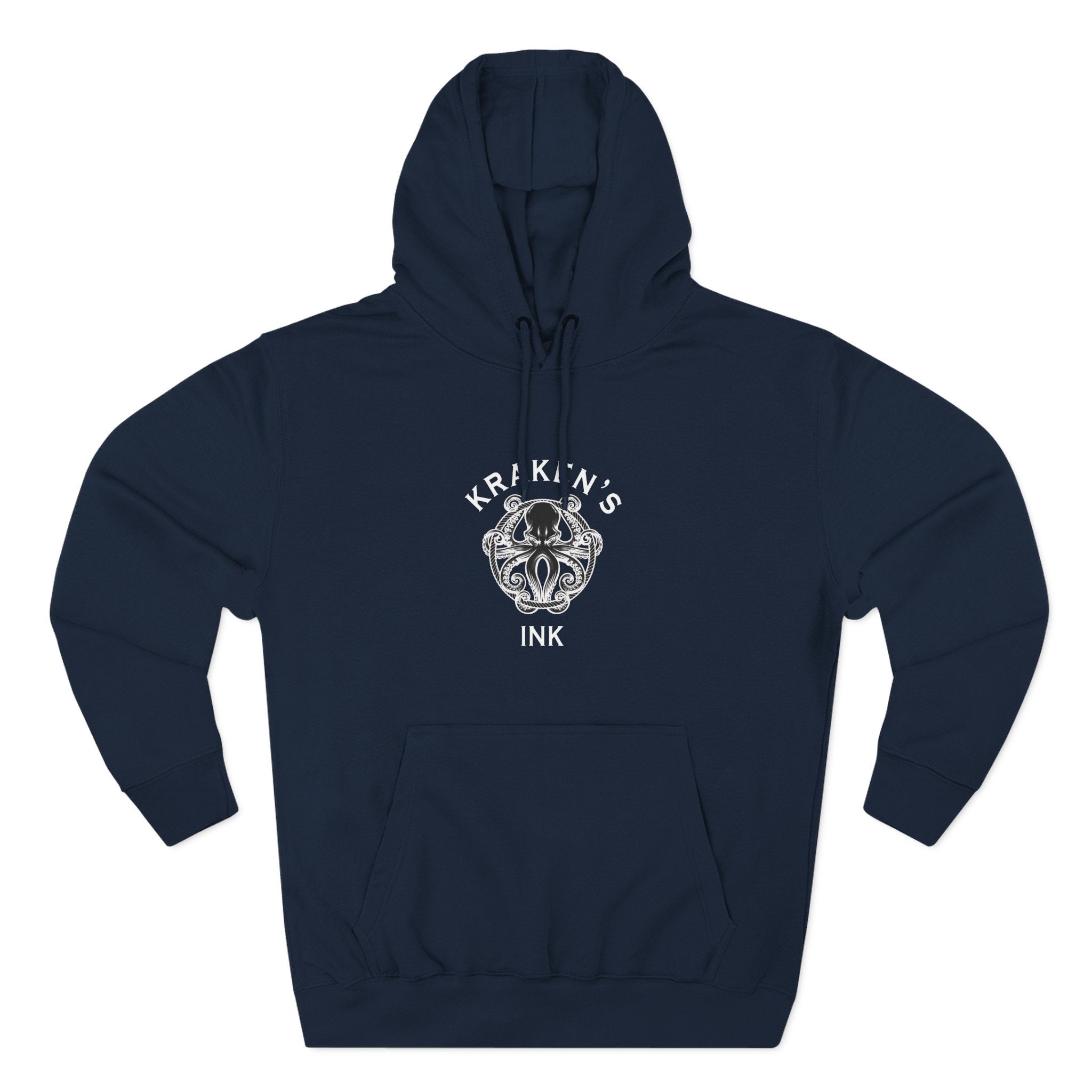 Kraken's Ink Three-Panel Fleece Hoodie