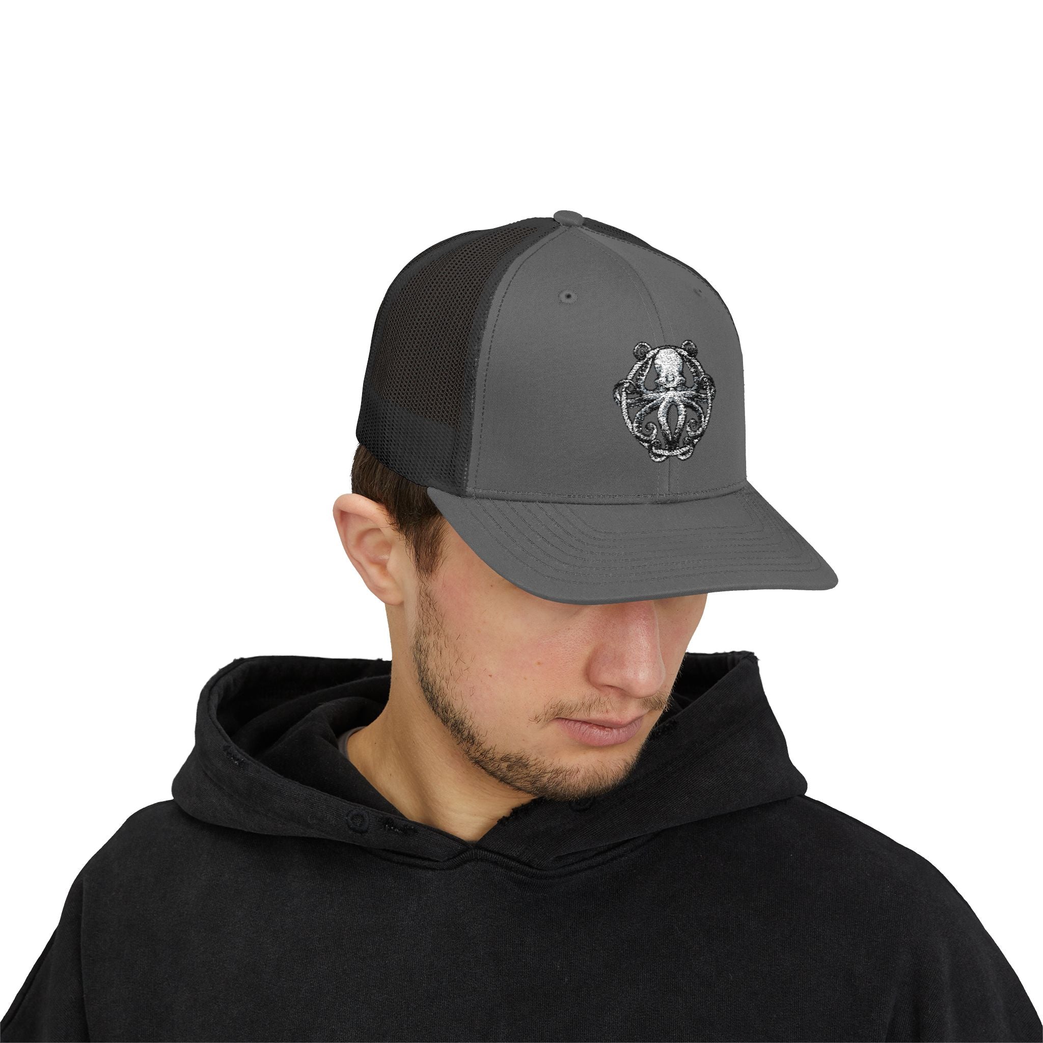 Kraken's Ink Snapback Trucker Cap