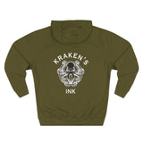 Kraken's Ink Three-Panel Fleece Hoodie