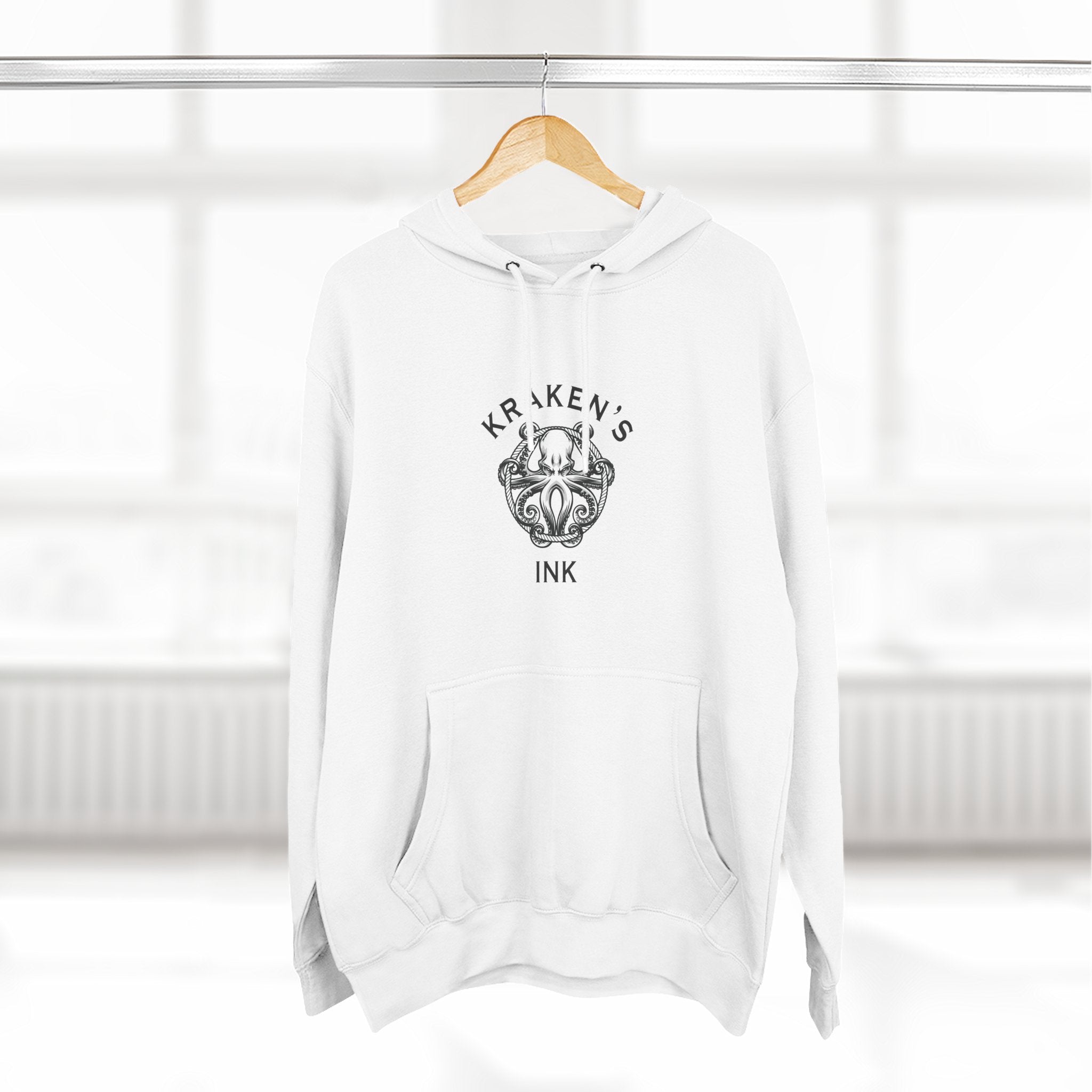 Kraken's Ink Three-Panel Fleece Hoodie