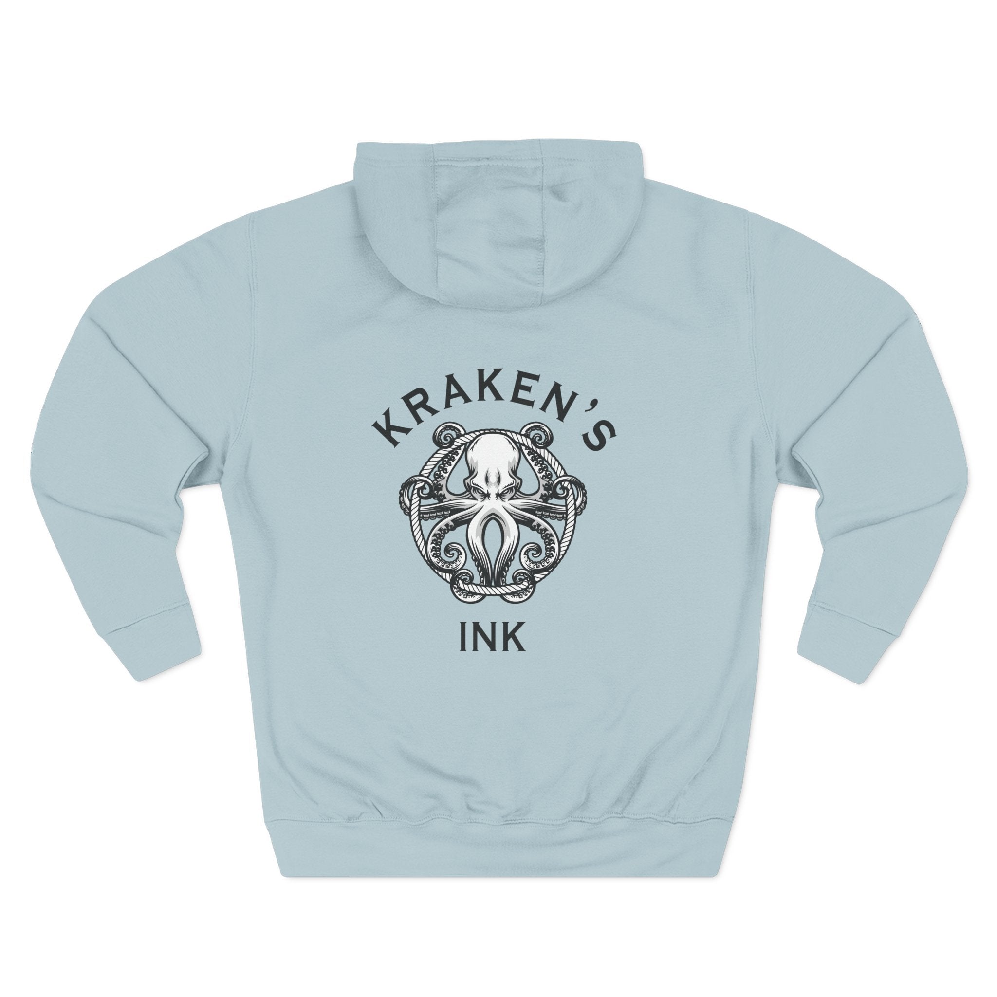 Kraken's Ink Three-Panel Fleece Hoodie