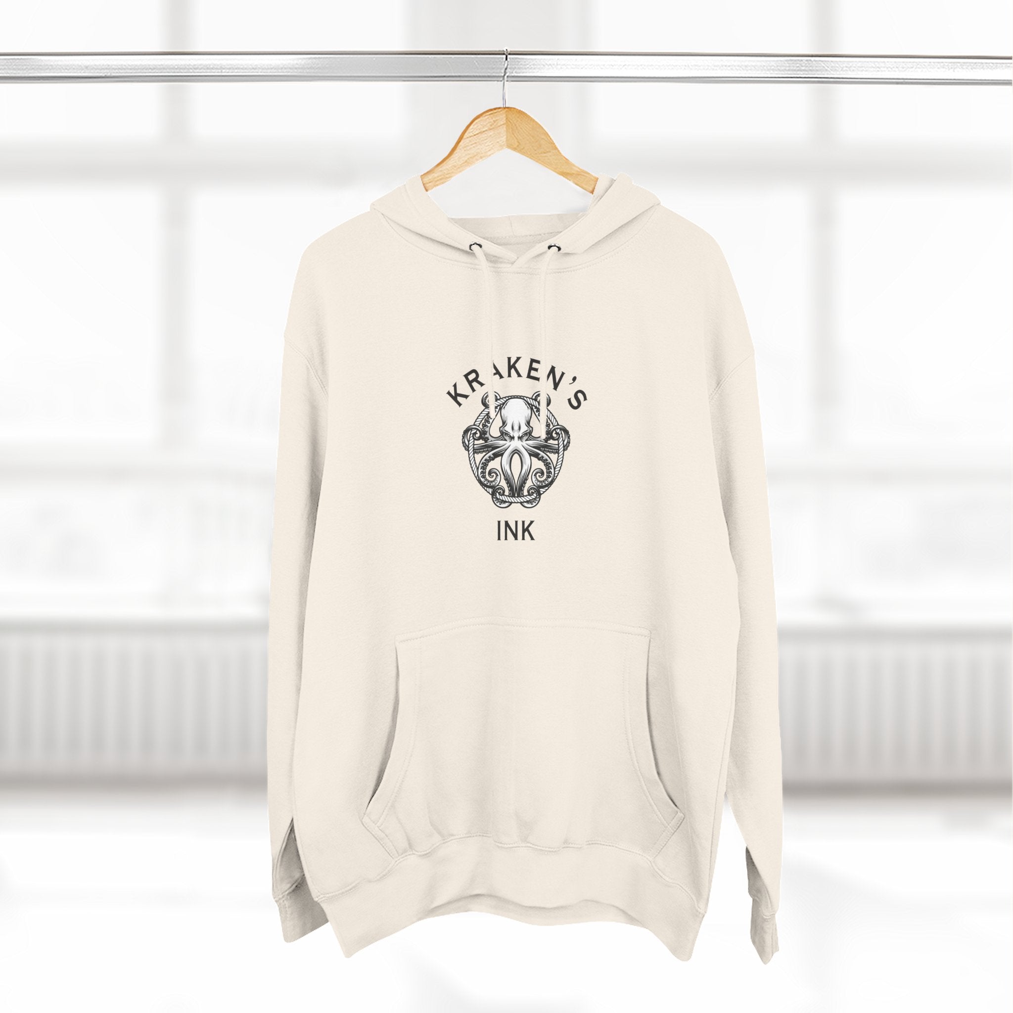 Kraken's Ink Three-Panel Fleece Hoodie