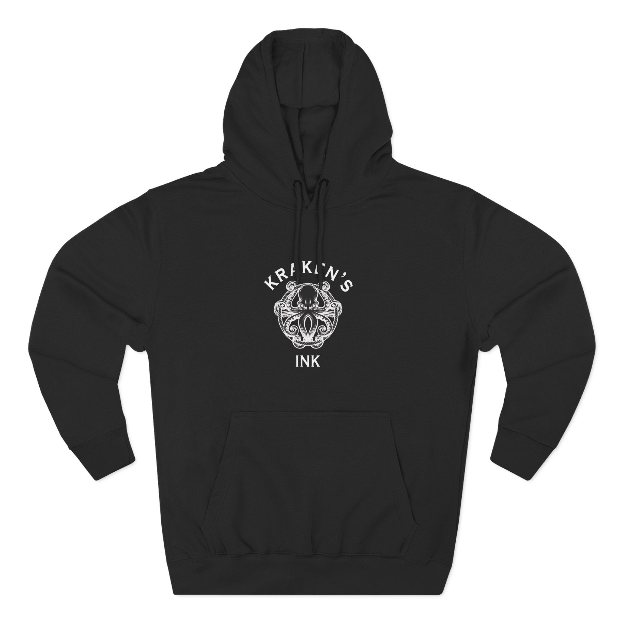 Kraken's Ink Three-Panel Fleece Hoodie