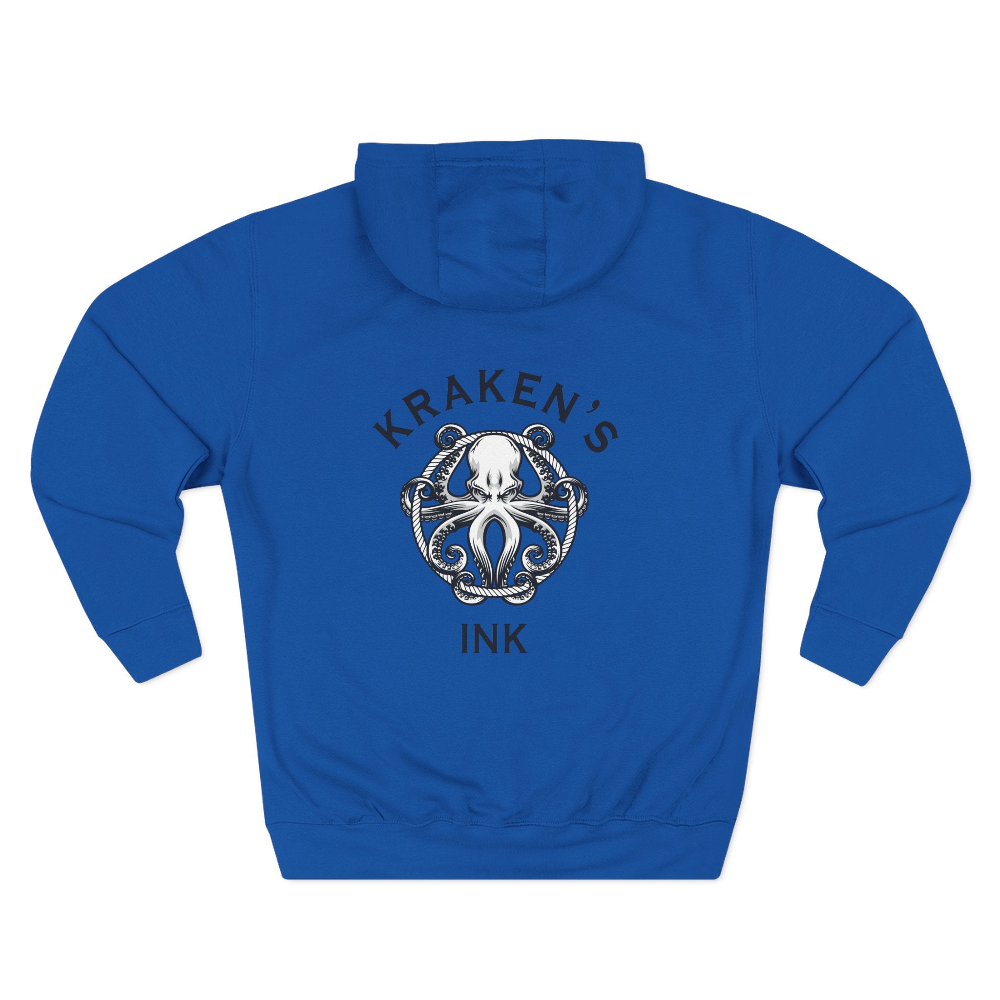 Kraken's Ink Three-Panel Fleece Hoodie