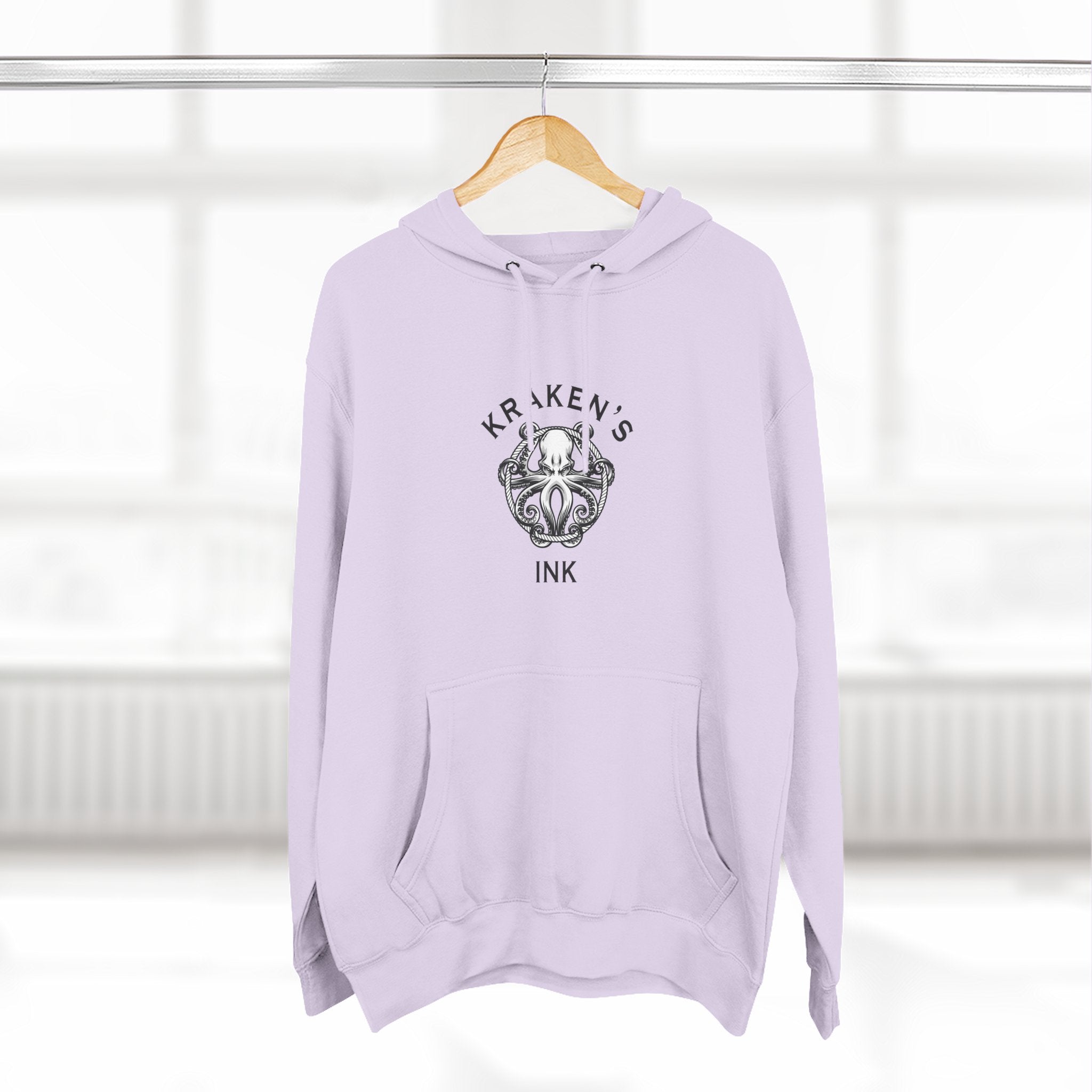 Kraken's Ink Three-Panel Fleece Hoodie