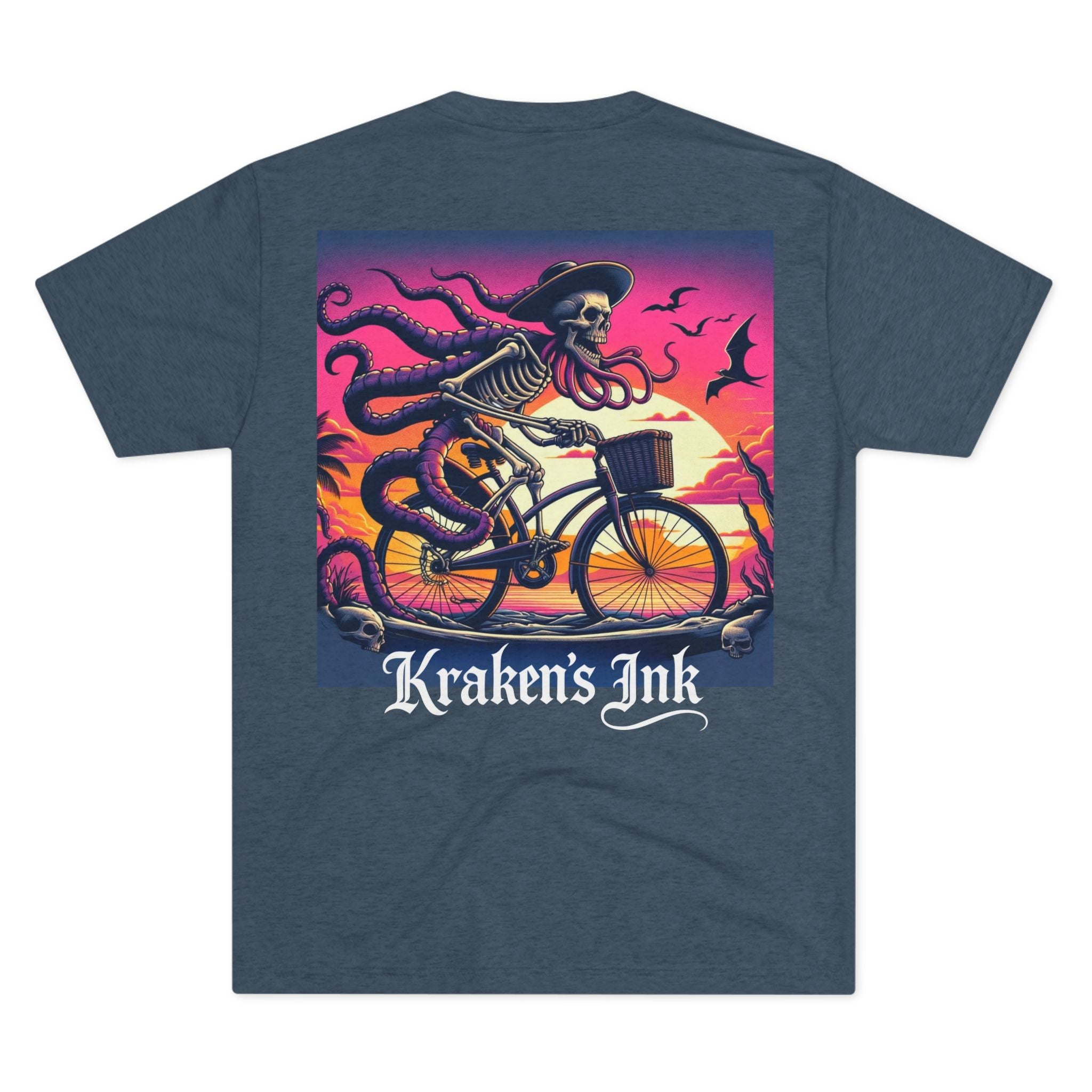 Kraken's Ink Bike Ride Unisex T-Shirt