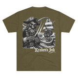 Kraken's Ink Skeleton Pirate Unisex T-Shirt