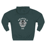 Kraken's Ink Three-Panel Fleece Hoodie