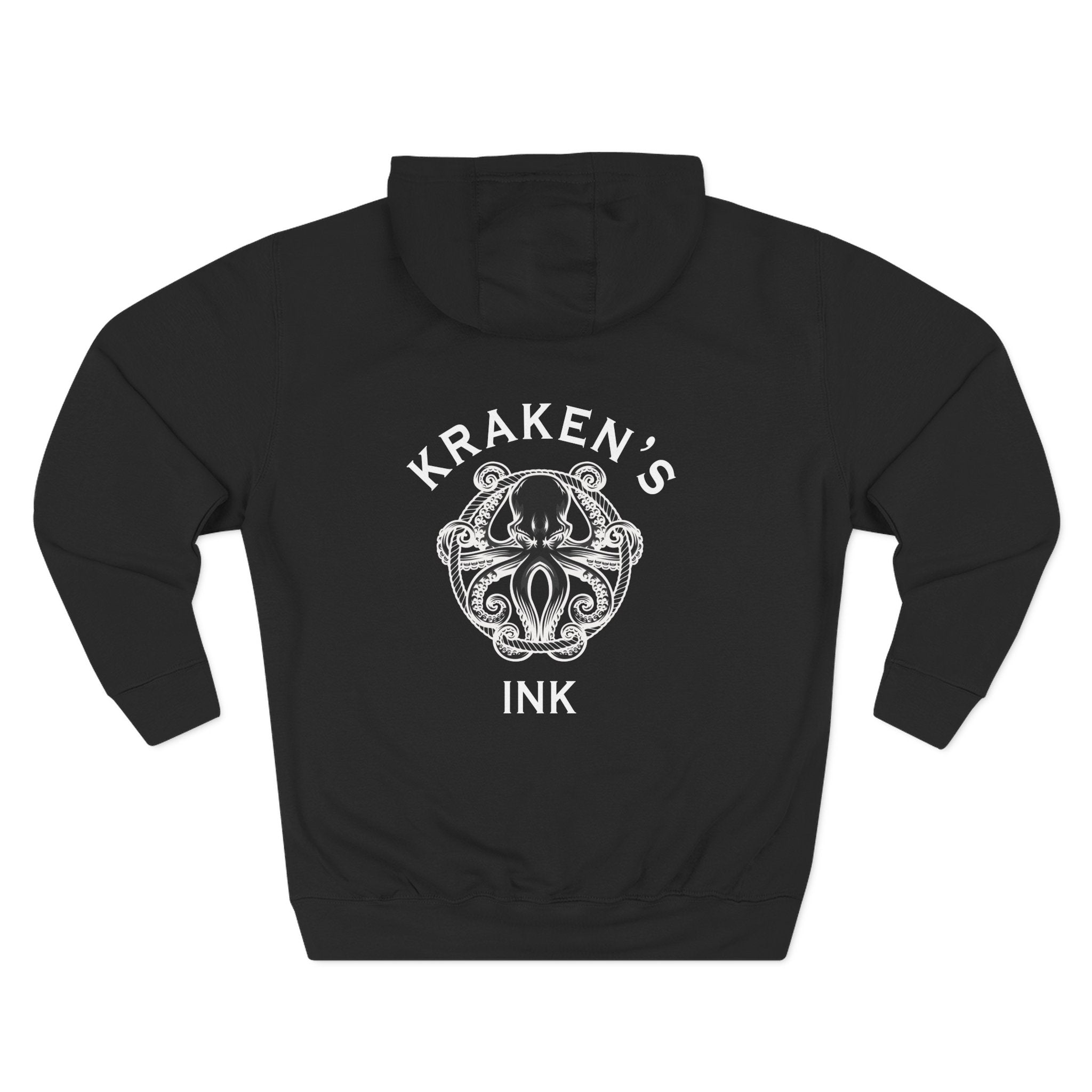 Kraken's Ink Three-Panel Fleece Hoodie