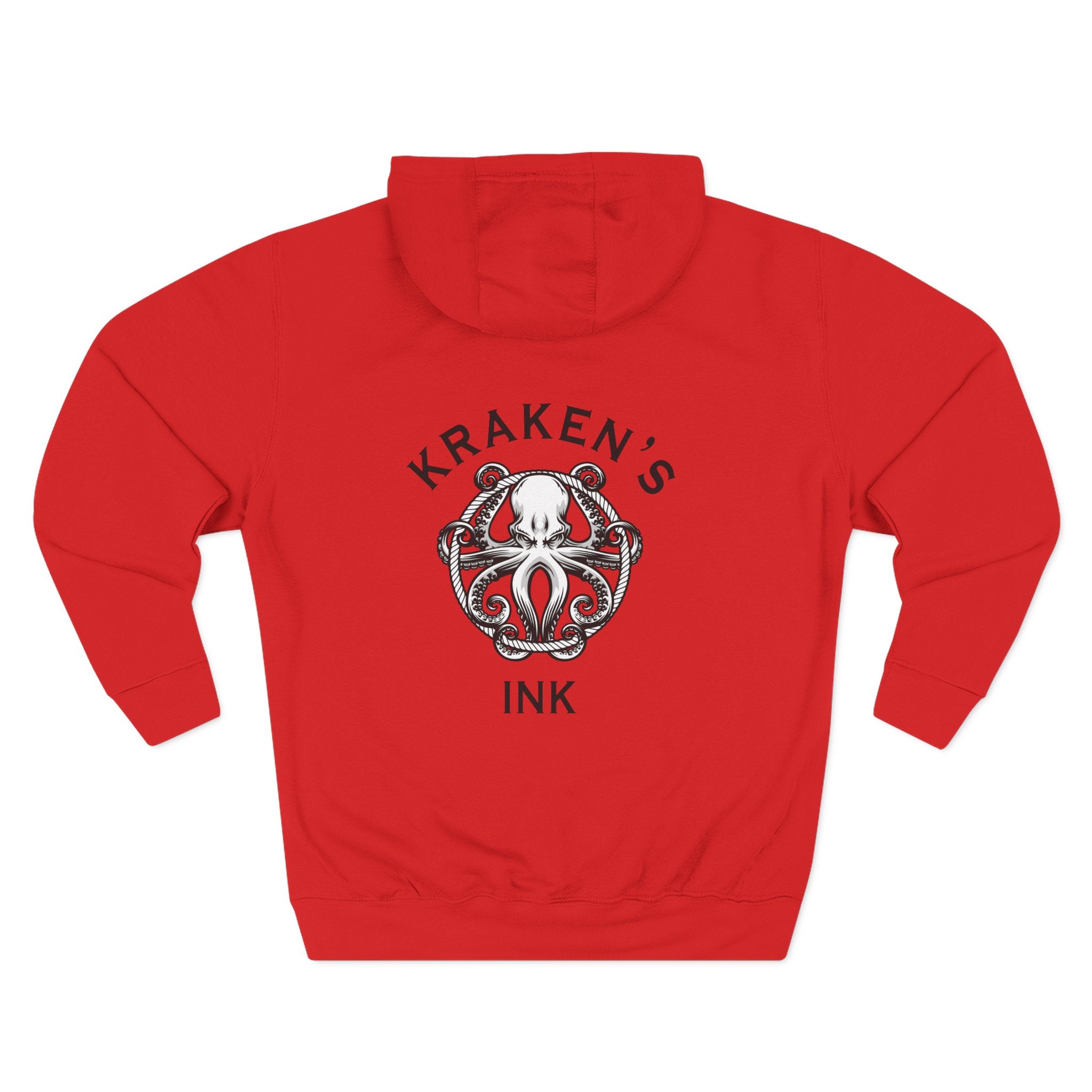 Kraken's Ink Three-Panel Fleece Hoodie