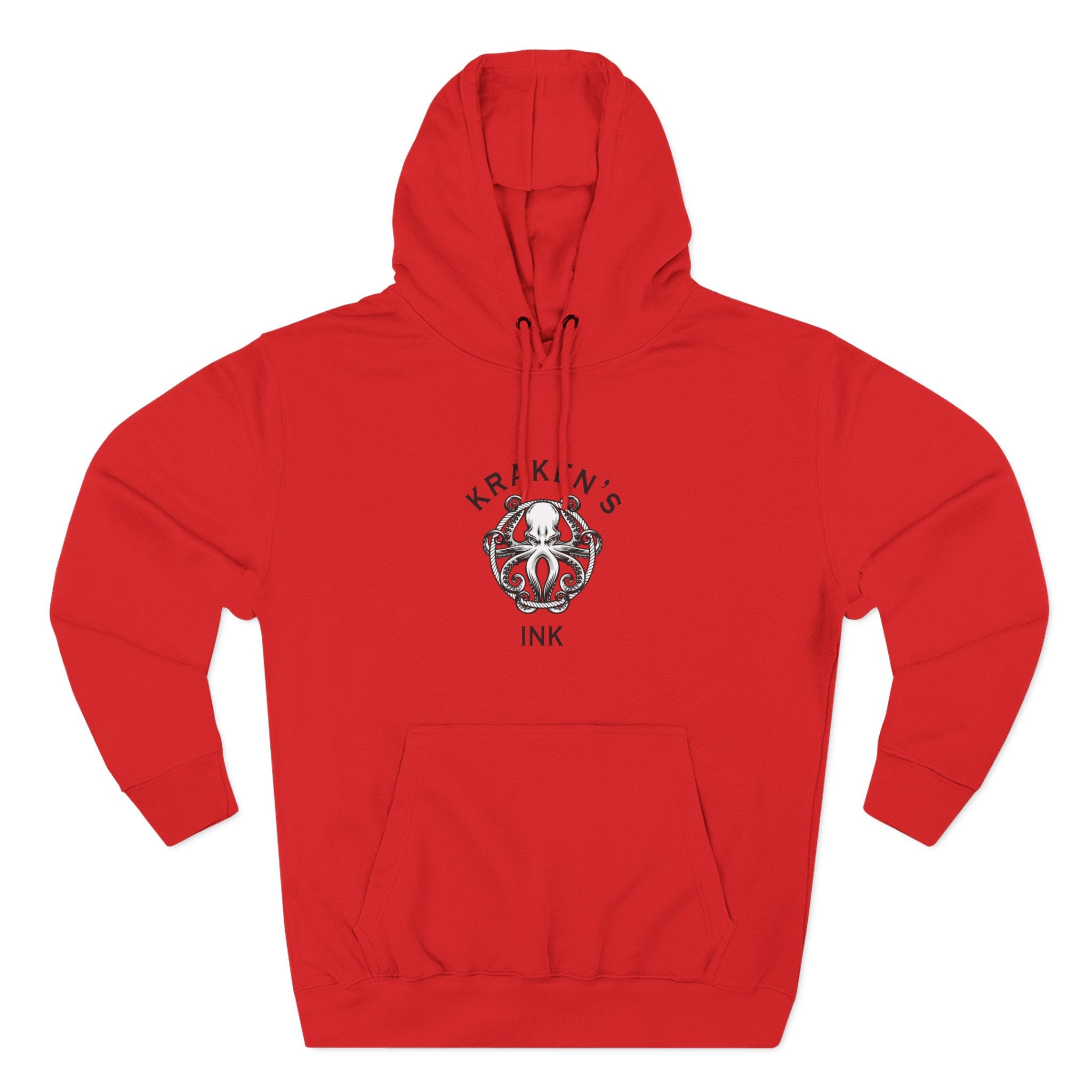 Kraken's Ink Three-Panel Fleece Hoodie