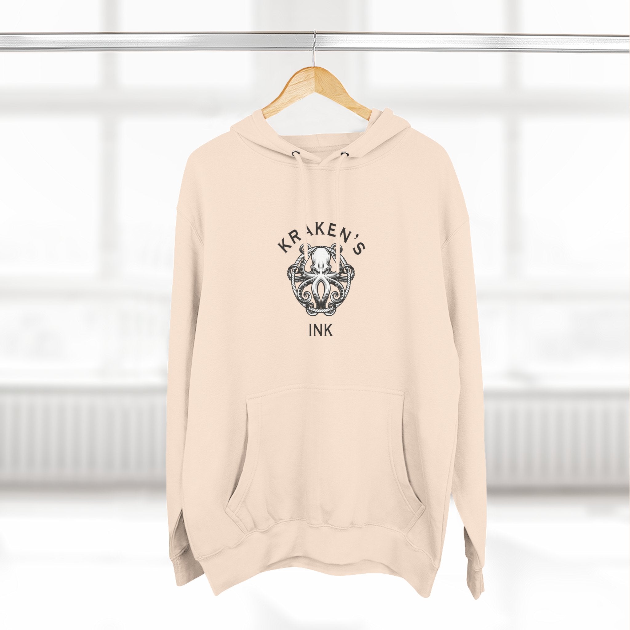 Kraken's Ink Three-Panel Fleece Hoodie