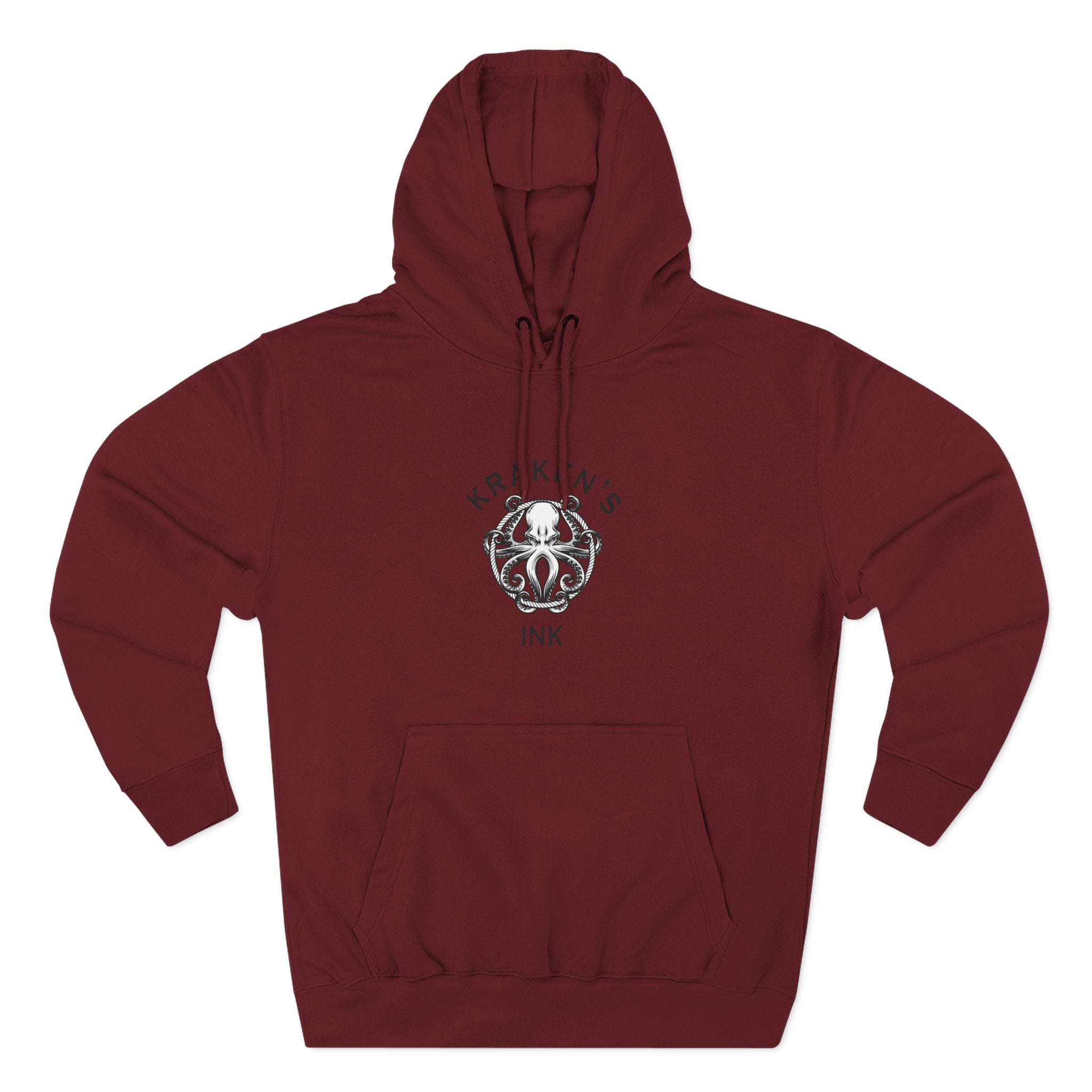 Kraken's Ink Three-Panel Fleece Hoodie