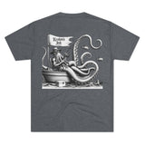 Kraken's Ink Just Fishing Unisex Tri-Blend Crew Tee