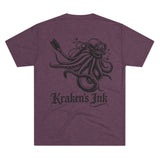 Kraken's Ink Scuba Steve Unisex Tri-Blend Crew Tee