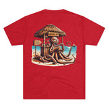 Kraken's Ink Tiki Bar Unisex Tri-Blend Crew Tee