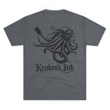 Kraken's Ink Scuba Steve Unisex Tri-Blend Crew Tee