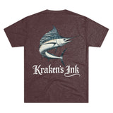 Kraken's Ink Sailfish Unisex Tri-Blend Crew Tee
