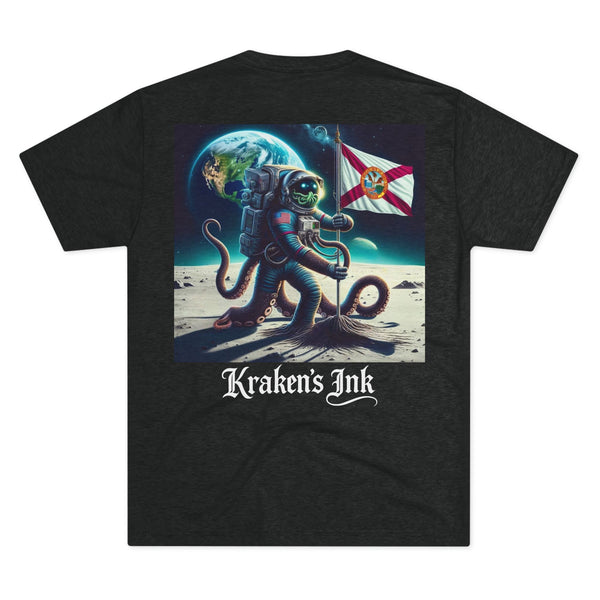 Kraken's Ink FL Moon Unisex Tri-Blend Crew Tee