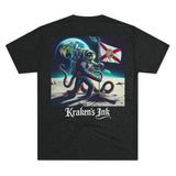 Kraken's Ink FL Moon Unisex Tri-Blend Crew Tee