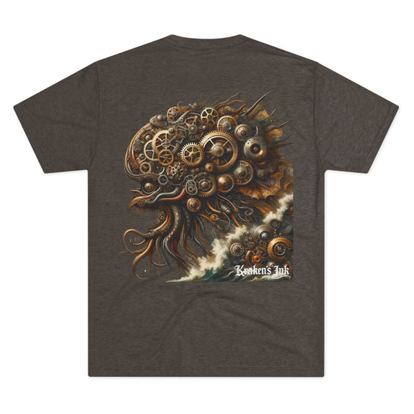 Kraken's Ink Gearhead Unisex Tri-Blend Crew Tee