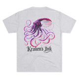 Kraken's Ink Translucent Unisex Tri-Blend Crew Tee