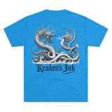 Kraken's Ink Mermaid Tangle Tri-Blend Crew Tee
