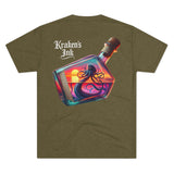 Kraken's Ink Sunset Bottle Unisex Tri-Blend Crew Tee