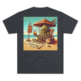 Kraken's Ink Beach Livin' Unisex Tri-Blend Crew Tee