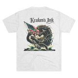 Kraken's Ink Fly the Flag Unisex Tri-Blend Crew Tee