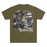 Kraken's Ink Skeleton Pirate Unisex T-Shirt