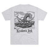 Kraken's Ink Incoming Unisex Tri-Blend Crew Tee