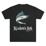 Kraken's Ink Sailfish Unisex Tri-Blend Crew Tee