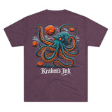 Kraken's Ink Hoops Tri-Blend Crew Tee
