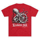 Kraken's Ink Ship Wheel Unisex T-Shirt
