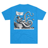 Kraken's Ink Just Fishing Unisex Tri-Blend Crew Tee