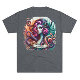 Kraken's Ink Mermaid Glam Unisex Tri-Blend Crew Tee