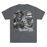 Kraken's Ink Skeleton Pirate Unisex T-Shirt