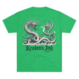 Kraken's Ink Mermaid Tangle Tri-Blend Crew Tee