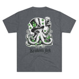 Kraken's Ink Clover Unisex Tri-Blend Crew Tee