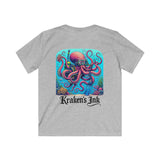 Kraken's Ink Snorkeling Unisex Kids Softstyle Tee