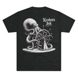 Kraken's Ink Turn the Ship Unisex Tri-Blend Crew Tee